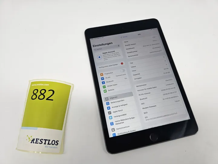 iPad Mini 5 64GB + Simkartenslot